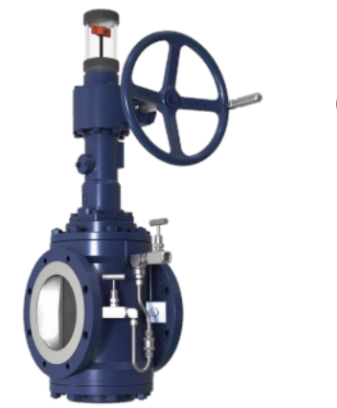 Expanding plug valve
