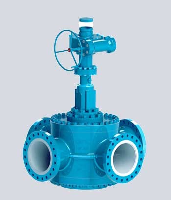 Expanding plug valve